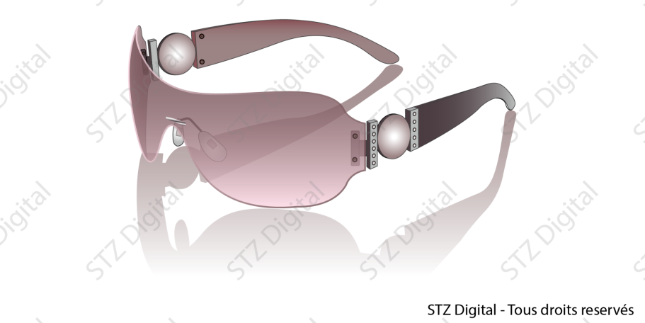 Paire de lunettes - dessin vectoriel paire de lunettes en dessin vectoriel